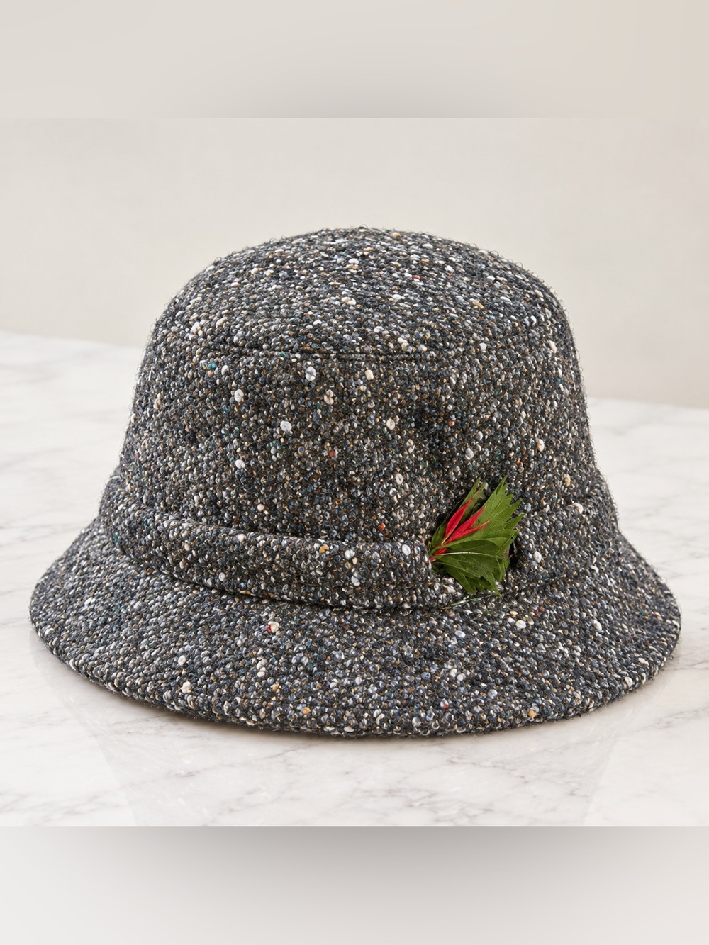 VINTAGE Jonathan Richard Irish Tweed Walking Hat Wool M Illustrated Label